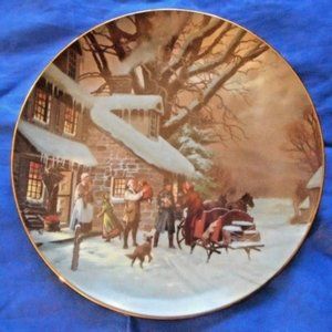 Lloyd Garrison The Homecoming Holiday Plate Authentic